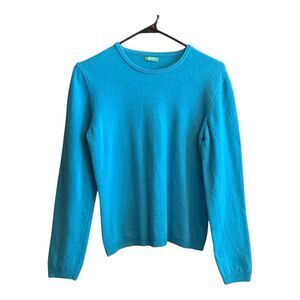 Vintage United Colors Of Benetton Women’s Sweater Size XS Blue 1990’s Preppy